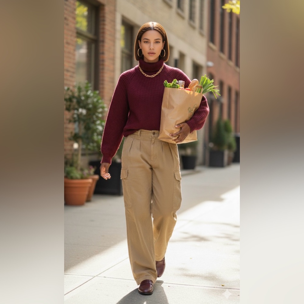 Banana Republic Khaki Cargo  Pants